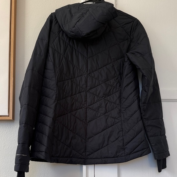 Women’s Columbia Black Puffer Coat Size Large - Picture 9 of 15